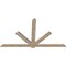 Ekena Millwork Kennewick Smooth Timber Gable Bracket, Douglas Fir, 96"W x 56"H x 1 1/2"D x 5 1/2"F, 14/12 Pitch GBW096X56X0206KEN00SDF - alternate 2